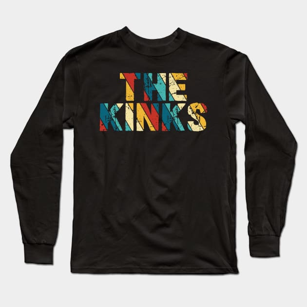 Retro Color - The Kinks Long Sleeve T-Shirt by Arestration